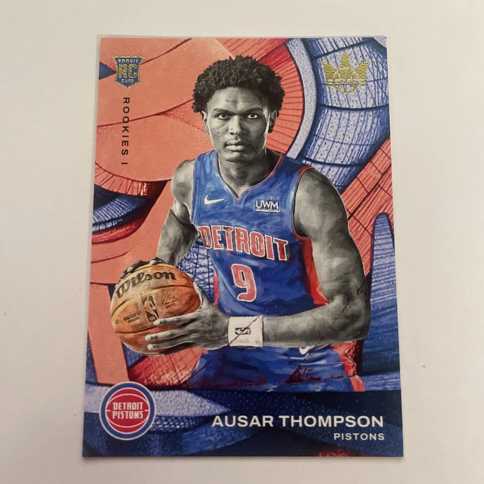 Ausar Thompson 2023-24 Panini Court Kings Rookie Level 1 RC Card #83 Pistons - Image 1 of 2