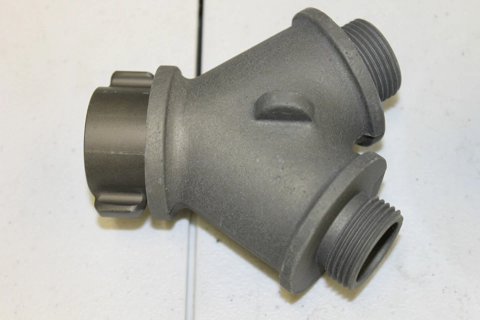 NEW RED HEAD BRASS 1" BY 1" BY 1" FIRE HOSE SPLITTER FIREFIGHTER  - Image 1 of 1