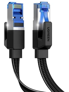 UGREEN Ethernet Cable 10M,Cat 8 Internet Cable Flat High-Speed 40Gbps RJ45 Gigab - Picture 1 of 9