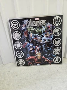 Avengers Captain America, Iron Man, Thor Metal Tin Sign 23.75" X 23.75" - Picture 1 of 2