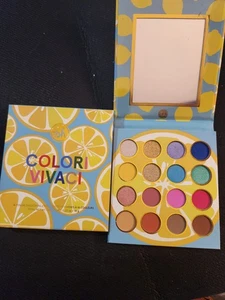 Paleta de sombras de ojos Bh Cosmetics Colori Vivaci 16 colores nueva en caja - Imagen 1 de 1