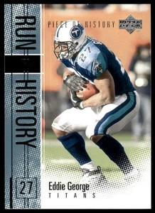 2002 UD Piece of History #RH-6 Eddie George Run to History Tennessee Titans NM+ - Picture 1 of 2