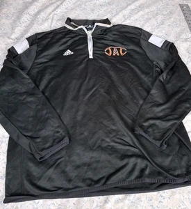 Herren Adidas 1/4 Zip Jacke Größe XL schwarz - Bild 1 von 7