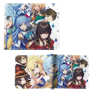 CHARACTERS KonoSuba 4 in. Bi Fold Wallet (Megumin Aqua Anime Credit Card) - Picture 1 of 2