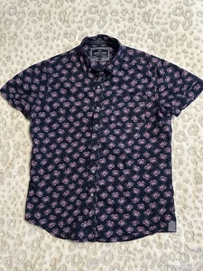 Camicia uomo nichel e ferro manica corta bottoni sm stampa granchio T9 - Foto 1 di 5