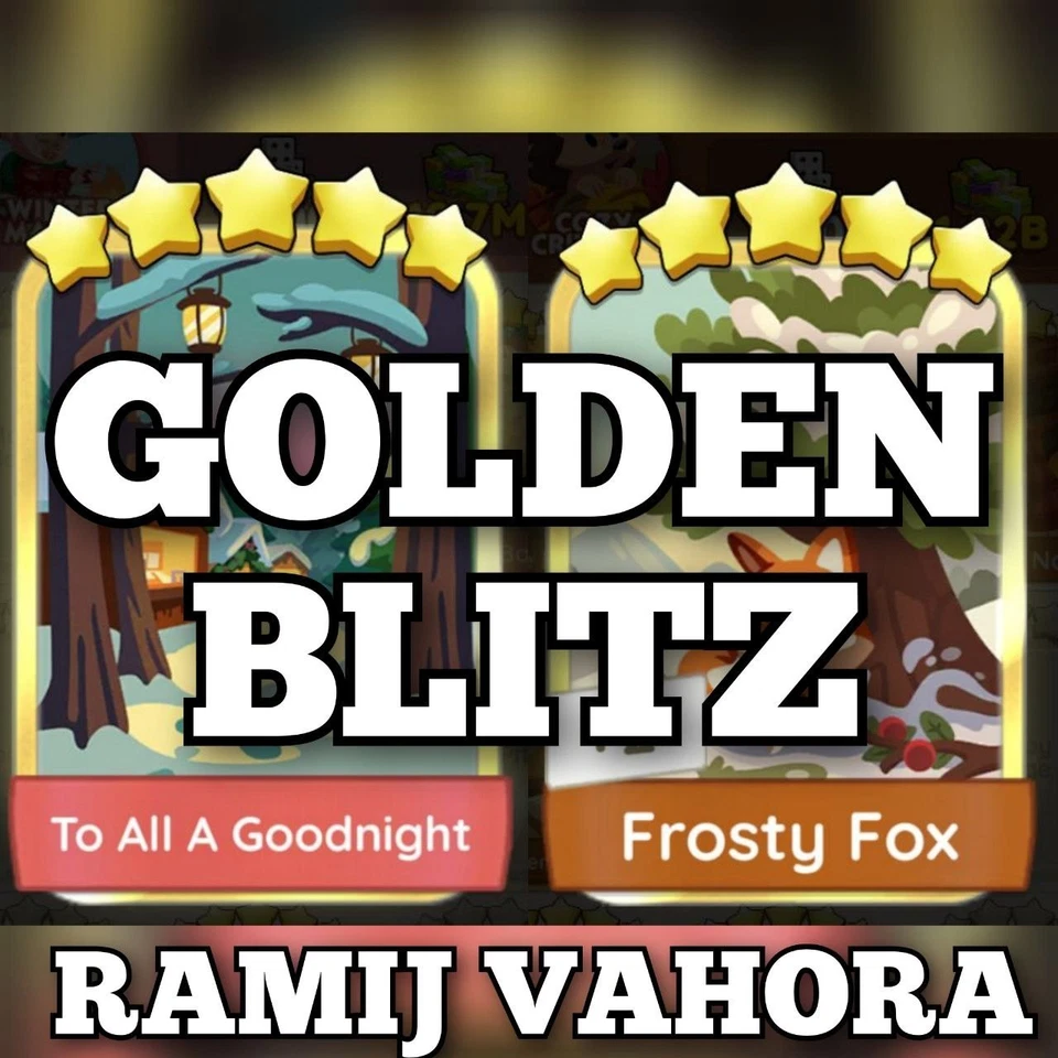 HOLIDAY TRAIN & CHOCO BLISS Pegatina Dorada - Pegatina Golden Blitz - Disponible aquí Foto 1 de 1