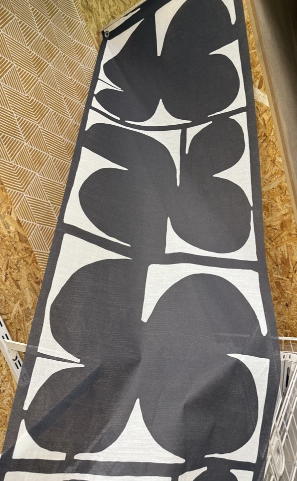 IKEA SMÅSTÄVMAL Panel Cortina 24x120" Negro/Blanco 705.665.75-Nuevo Foto 1 de 4