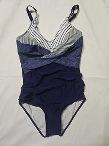 American Trends Swimsuit Women Tummy Control Bathing Suit 6-8 M - Picture 1 of 12