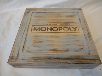 Monopoly Limited Edition Wooden Rustic Series - Puzzlefit - SEALED PARTS VGC - Image 1 of 4