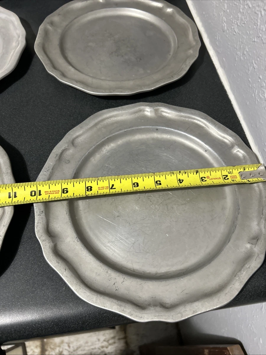 【ヴィンテージ】ウィルトン ピュータープレート2枚 デッドストック USA製 ヴィンテージ】ウィルトン ピュータープレート2枚 デッドストック USA製