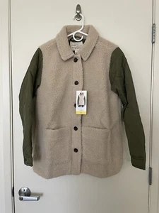 Weatherproof Vintage Ladies' Quilted Mixed Media Jacket Size Small Green - Picture 1 of 3