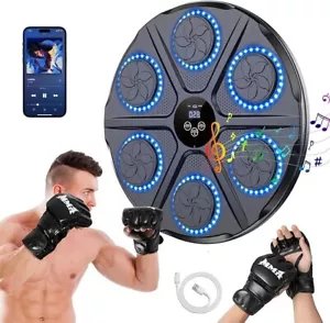 MUSIC BOXING MACHINE PER ADULTI MACCHINA DA BOXE PROFESSIONALE BLUETOOTH GUANTI - Foto 1 di 7