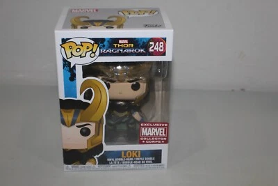 Funko Pop Vinilo Loki de Thor Ragnarok Marvel Collectors Corps 248 Foto 1 de 4