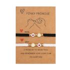 2 Pcs Couple Card Bracelets Love Lucky Bead Luminous Bangles for Friendship