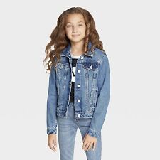 Levis Strauss Girls Youth Size XL Denim Blue Jean Jacket
