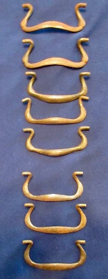 8 Iron Drawer Pull Handles some matching 3.25" 3.5" to inserts    #290 - Image 1 of 4