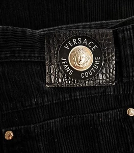 Versace Jeans High Waist Pants- With Tag Authentication Pass Inspection. Size Me - Picture 1 of 5