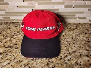 Team Penske Racing Hat Cap Red Adjustable NASCAR red #6 & #3 One Size Car - Picture 1 of 11