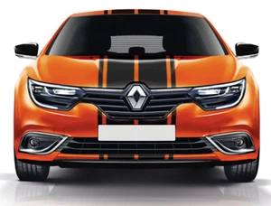 Double Bandes Racing Stripes Vinyl Decal for Renault Megane 4 2015 2019 BD802-14 - Foto 1 di 4