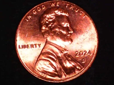 2024 d lincoln cent penny doubling all over - Image 1 of 4