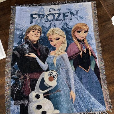 Disney Frozen Throw Blanket 45” x 60” - Image 1 of 4
