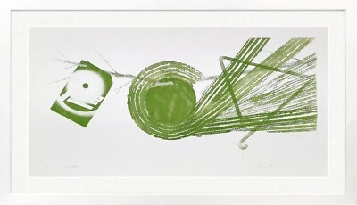 JAMES ROSENQUIST "SPOKES: 2 STATE" 1978 | GRAVURA/AQUATINT ASSINADA | GRANDE 23X40" - Imagem 1 de 2