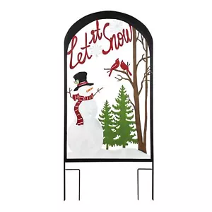 Evergreen,Trellis,Laser Cut Trellis-Snowman - Picture 1 of 2