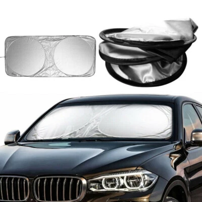SunShade Cover Car Protector Sun Shade Fornt Rear Windshield Cover Block Shields - Image 1 of 4
