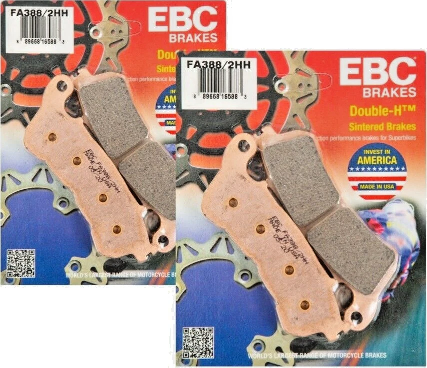 2 CONJUNTOS DE PASTILLAS DE FRENO TRASERAS EBC HH Honda GL1800 VFR800 ST1300 VFR1200 - #FA388/2HH Foto 1 de 1