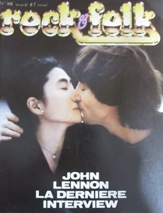 1981 ROCK & FOLK MAGAZINE #168 LAST INTERVIEW JOHN LENNON TRUST - Picture 1 of 2