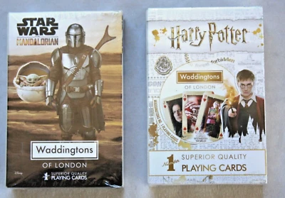 1 Packet of Star Wars & 1 Packet of Harry Potter Sealed Playing Cards - Image 1 of 4
