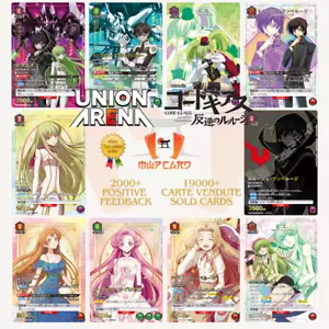 Union Arena Code Geass UA01BT Booster Box ALL CARDS PARALLEL PREORDER - Foto 1 di 147