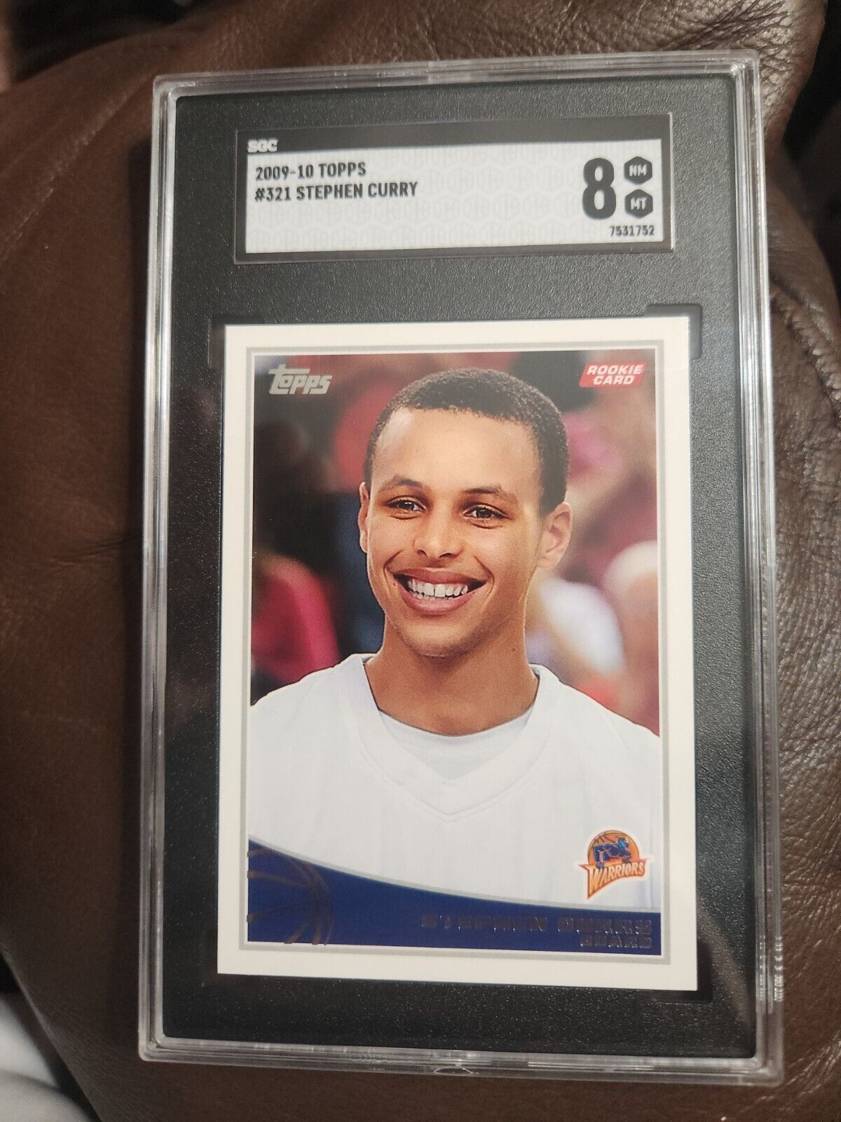 2009-10 Topps - #321 Stephen Curry (RC) SGC 8
