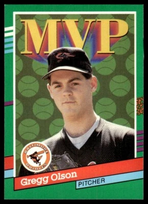 1991 Donruss #393 Gregg Olson Baltimore Orioles - Image 1 of 2