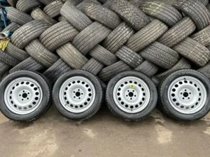 4X MERCEDES V CLASS VIANO 17" STEEL WHEELS AND NEW DUNLOP TYRES SPARE WHEELS - Picture 1 of 6