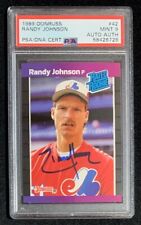 Randy Johnson 1989 Donruss Signed Rookie Card #42 Auto Graded PSA 9 58426726