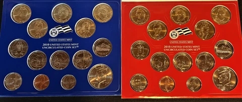 2010 DENVER & PHILADELPHIA US MINTS TWENTY 28 COIN SET UNCIRCULATED BOX/CASE/COA Cover