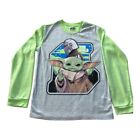 Star Wars Boys Green THE CHILD Graphic PJ Top Size 14/16 