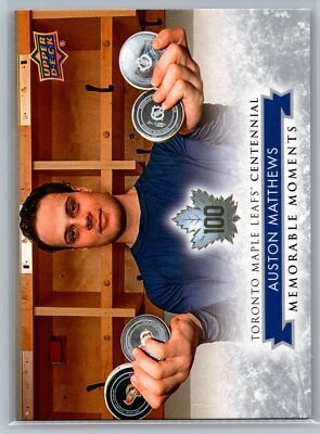 2017 Upper Deck Toronto Maple Leafs Centennial #199 Auston Matthews SP - Image 1 of 2