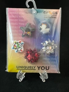 Crocs Jibbitz Uniquely You Charms 5 Pk - Wonderful Time Christmas - Brand New - Picture 1 of 2