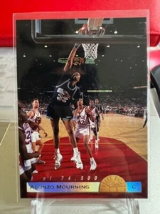 1993 CLASSIC DRAFT ALONZO MOURNING LP10 LIMITED PRINTS 1/74500 GEORGETOWN - Picture 1 of 2