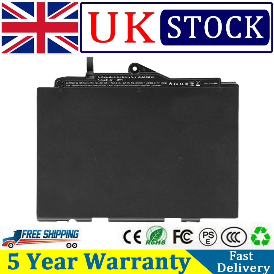 Battery For HP EliteBook 820 G3, EliteBook 820 G4, EliteBook 725 G3, 725 G4 Seri - Image 1 of 4