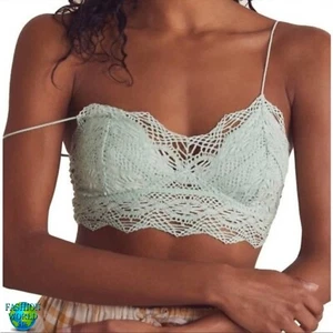 NWT Free People Intimately FP Mariana Bralette Clear Sky Women's Size Medium - Picture 1 of 5