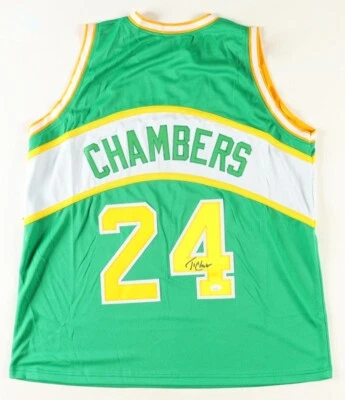 Tom Chambers Signed Seattle Supersonics Home Jersey (JSA COA) 4xAll Star Forward - Image 1 of 4