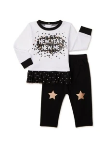 Baby Mädchen Neujahr Outfit Art zu feiern 12M 12 Monate - Bild 1 von 4