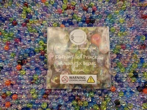 PEARLISED PRINCESS ROUND MIX BEADS 6MM BRACELET JEWELLERY MAKING FREE POSTAGE - Picture 1 of 4