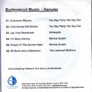 BURLEYWOOD MUSIC SAMPLER Various - 6 Track Promo CD - Picture 1 of 2