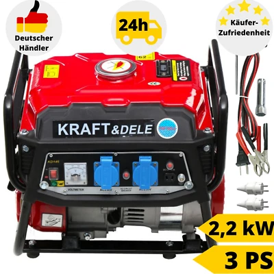 Stromerzeuger Benzin Stromaggregat Notstromaggregat Leise Stromgenerator 3 PS - Bild 1 von 4