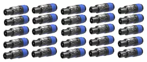 25 NEUTRIK NAC3FXXA-W-L 20A POWERCON (BLAU) Power In Verriegelungskabelhalterung - Bild 1 von 1