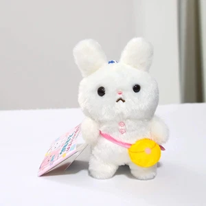 AMUSE Anxious Rabbit ball chain 5" mascot plush kawaii Japan - Picture 1 of 3